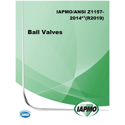IAPMO/ANSI Z1157-2014e1 (R2019) Ball Valves