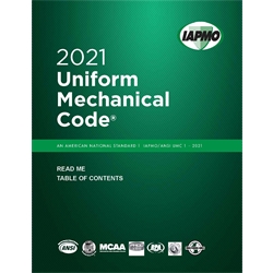 2021 Uniform Mechanical Code Soft Cover w/Tabs