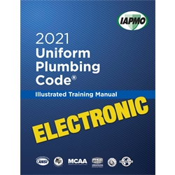 2021 Uniform Plumbing Code Illustrated Training Manual eBook