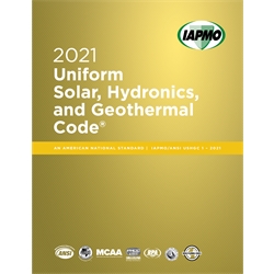 2021 Uniform Solar, Hydronics, and Geothermal Code