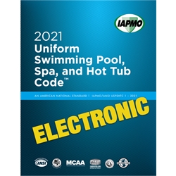 2021 Uniform Swimming Pool, Spa, and Hot Tub Code eBook