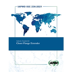 IAPMO IGC 236-2021 Industry Standard for Closet Flange Extender