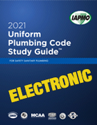 2021 Uniform Plumbing Code Study Guide eBook