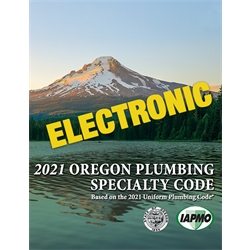 2021 Oregon Plumbing Specialty Code eBook