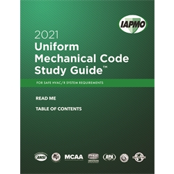 2021 Uniform Mechanical Code Study Guide