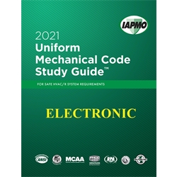 2021 Uniform Mechanical Code Study Guide eBook