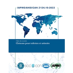 IAPMO/ANSI/CAN Z124.10-2022 Cloisons pour toilettes et urinoirs (French)