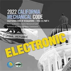 2022 California Mechanical Code eBook