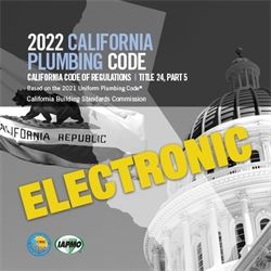 2022 California Plumbing Code eBook