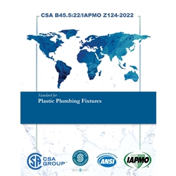 CSA B45.5/IAPMO Z124-2022 Plastic plumbing fixtures