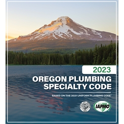 2023 Oregon Plumbing Specialty Code w/Tabs