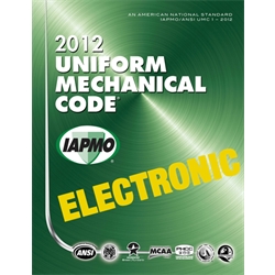 2012 Uniform Mechanical Code eBook
