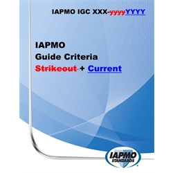 IAPMO IGC 284-2011 vs 2011a Strikeout + Current Version