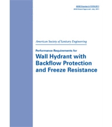 ASSE Standard 1019-2011 Performance Req for Wall Hydrant with Backflow Protectio