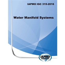 IAPMO IGC 315-2016 Water Manifold Systems