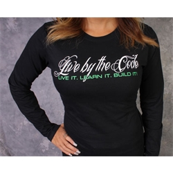 Live by the Code Women’s Long Sleev (Lrg)