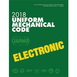 2018 Uniform Mechanical Code eBook