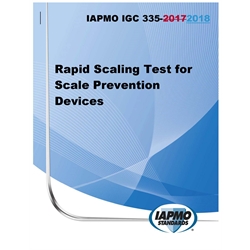 IAPMO IGC 335 Rapid Scaling Test for Scale Prevention Devices (17-18) Strikeout 