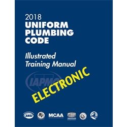 2018 Uniform Plumbing Code Illustrated Training Manual eBook
