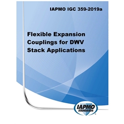 IAPMO IGC 359–2019a Flexible Expansion Couplings for DWV Stack Applications