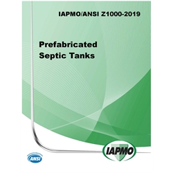 IAPMO/ANSI Z1000-2019 Prefabricated Septic Tanks