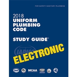 2018 Uniform Plumbing Code Study Guide eBook