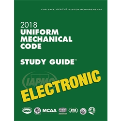 2018 Uniform Mechanical Code Study Guide eBook
