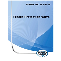 IAPMO IGC 163-2019 Freeze Protection Valve